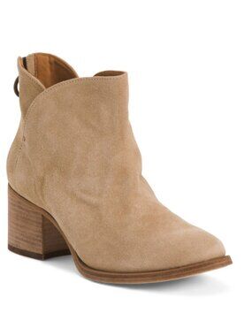 BEEK Stone Made In Mexico Suede Quail Booties